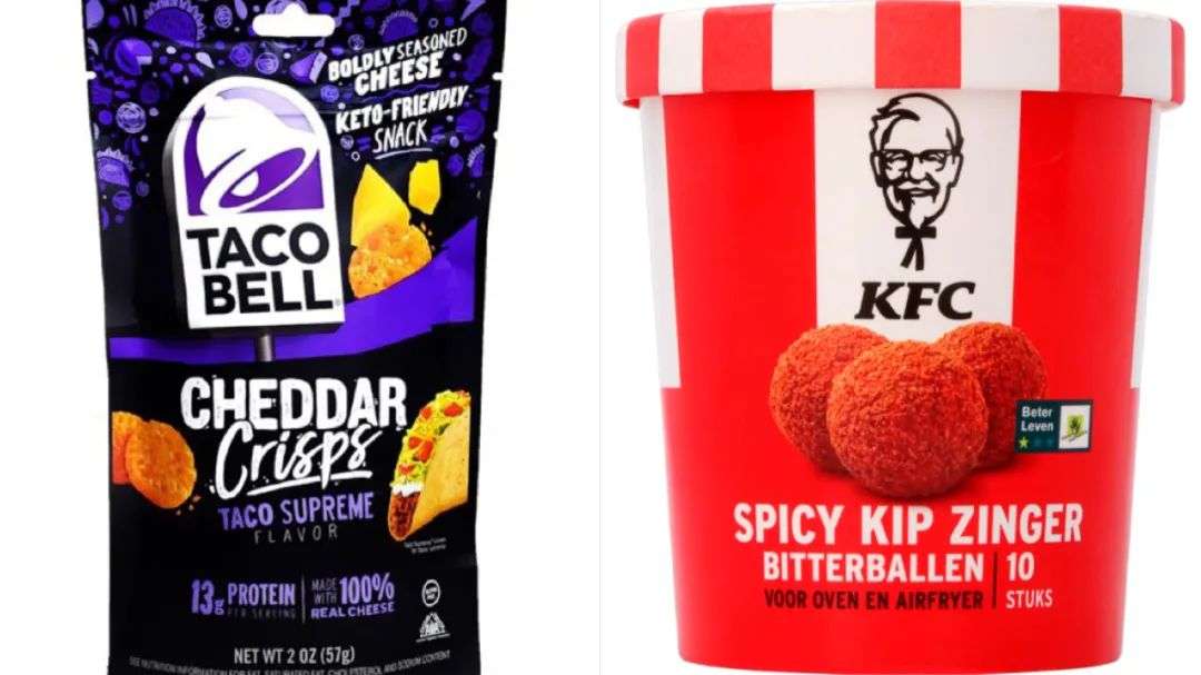 Taco Bell推出切達幹酪薯片,KFC推出雞肉球